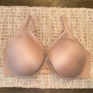 ThirdLove Tan Nylon and Mesh Accent Adjustable Bra Push Up Size 40F
